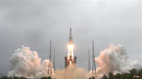 China launches Tianhe space station core module into orbit - SpaceNews