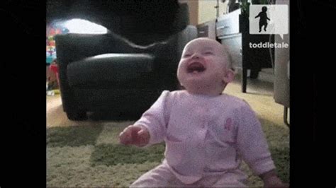 Baby Girl Laughing Hysterically at Dog Eating Popcorn | Laughing Babies ...