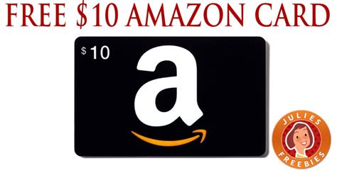 Free $10 Amazon Gift Card - Julie's Freebies