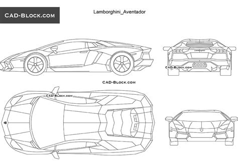 Lamborghini aventador чертеж. Советы, объявления, фото