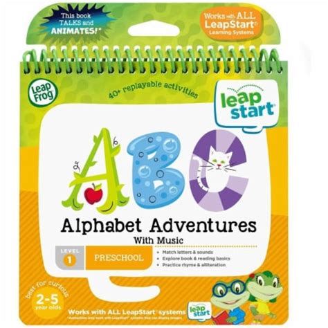 LeapFrog LeapStart Preschool Activity Book: Alphabet Adventures Music ...