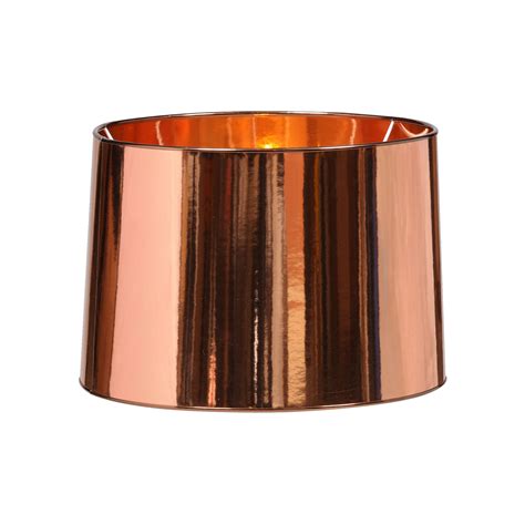 Large Metallic Copper Lamp Shade - Les Trois Garcons Interiors