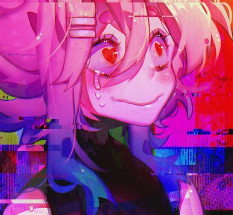 Glitchy aesthetic : yandere