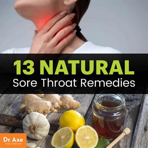 13 Natural Sore Throat Remedies for Fast Relief - Dr. Axe