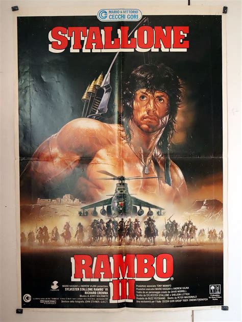 "RAMBO III" MOVIE POSTER - "RAMBO III" MOVIE POSTER