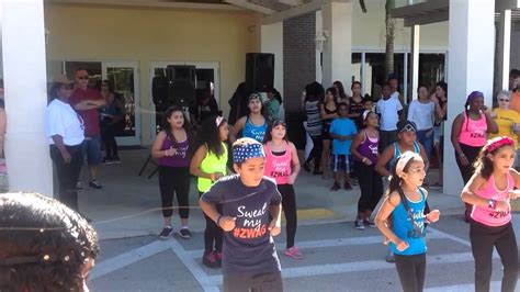 Zumba show at Keys Gate Charter School 2014 - YouTube