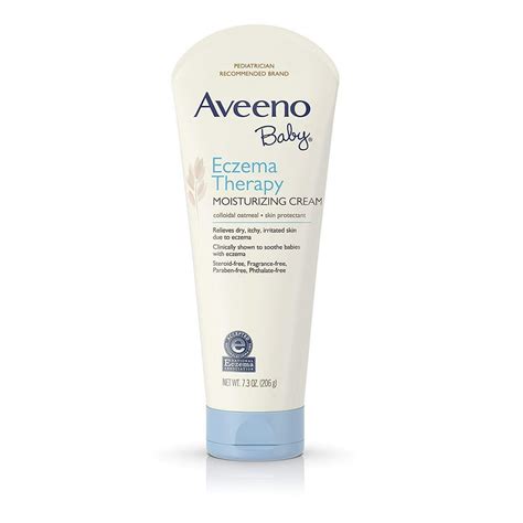 Aveeno Baby Eczema Therapy Moisturizing Cream with Natural Colloidal ...