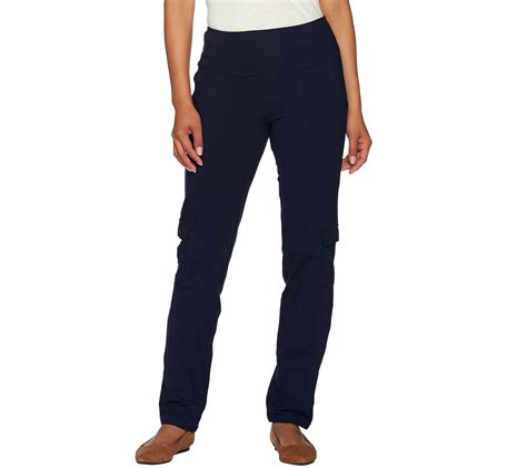 Women with Control Tummy Control Slim Leg Cargo Pants — QVC.com