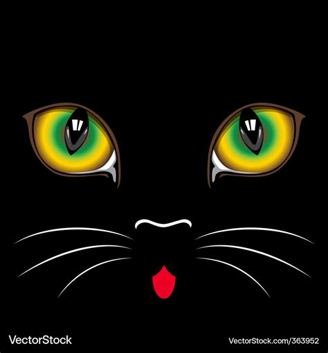 Cat eyes Royalty Free Vector Image - VectorStock