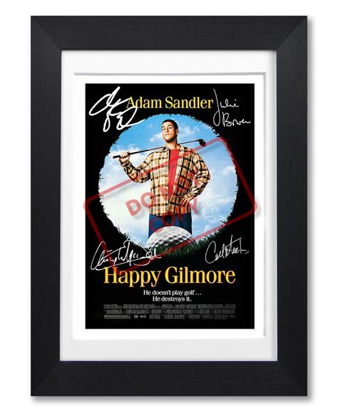 HAPPY GILMORE Movie Cast Signed Poster Print Photo Autograph - Etsy