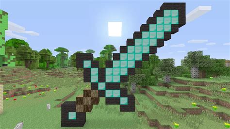 Easy Minecraft Sword Pixel Art : Minecraft pixel art creations, page 5.