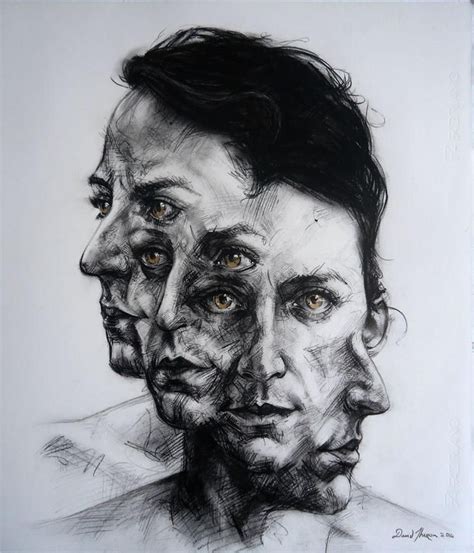 Eulers Gaze, Charcoal and Gold ink on paper, 60cm*54cm | Gcse art ...