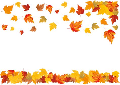 Transparent Background Fall Leaves Clipart - Png Download - Full Size ...