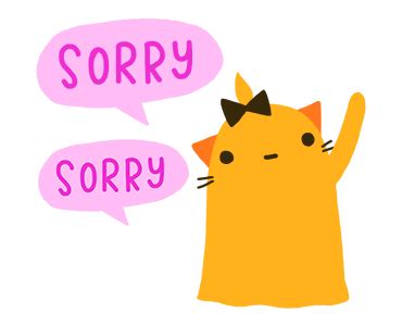 Sorry Animated Clipart