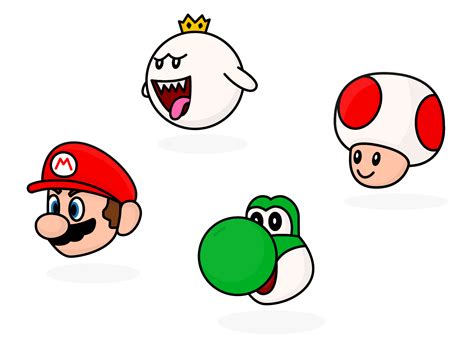 Mario Kart Characters by Tom on Dribbble