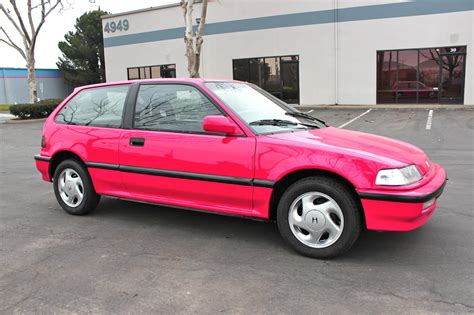 1991 Honda Civic SI Hatchback 3-Door 1.6L EF - Classic Honda Civic 1991 ...