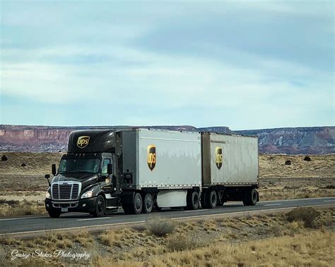 United Parcel Service Doubles | Truck transport, Trucks, Trucking companies