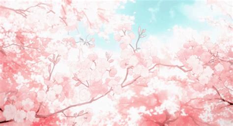 Cherry Blossom Anime GIF - Cherry Blossom Anime Flowers - Discover ...