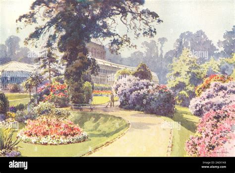 The Winter Gardens, Bournemouth. Dorset. By Ernest Haslehust 1920 old ...