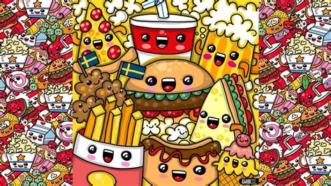 Cartoon Food Wallpapers - Wallpaper Cave