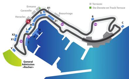 Monaco Grand Prix track