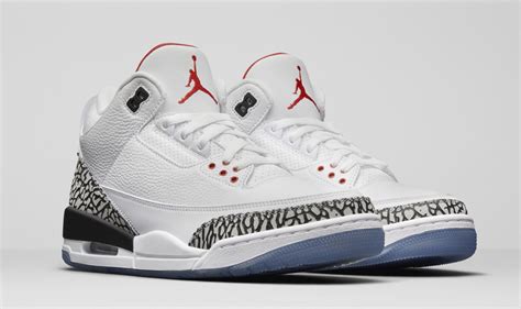 Air Jordan 3 "White Cement" 2018 Release Date - JustFreshKicks