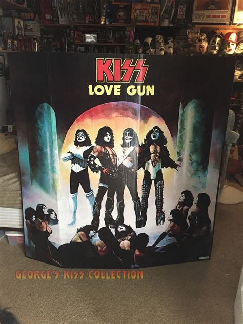 KISS Love Gun Album Standee In - George's KISS Collection