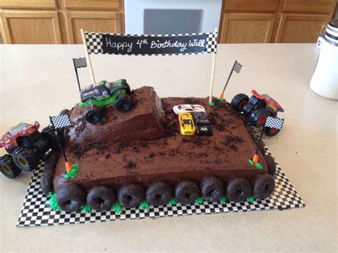 Monster truck cake … | Monster truck birthday party ideas cake, Monster ...