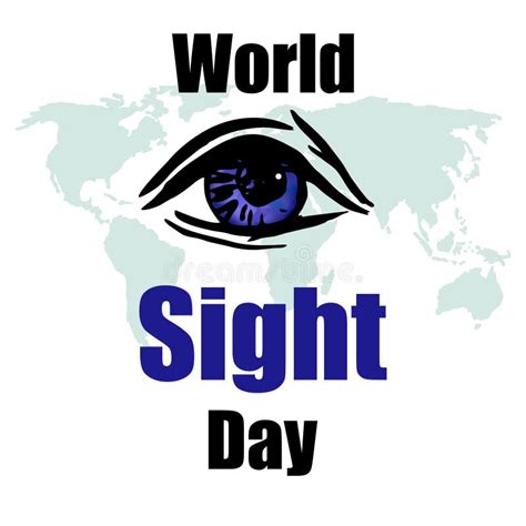 World Sight Day Concept stock vector. Illustration of poster - 126330913