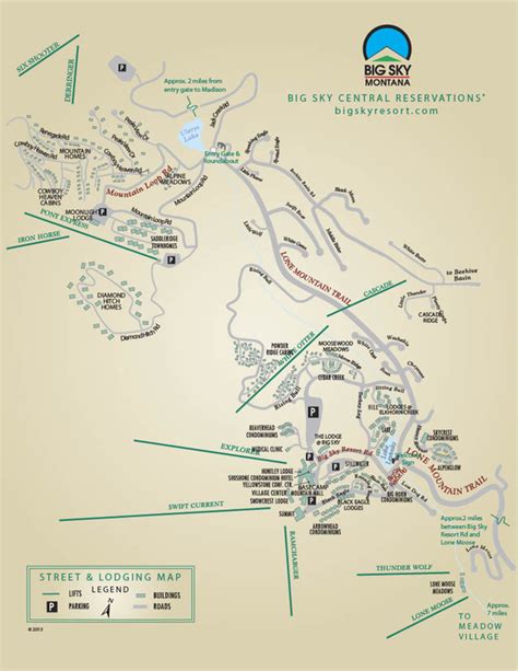 Big Sky Resort Trail Maps | Ski Map of Moonlight Basin | Ski.com