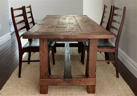 40 DIY Farmhouse Table Plans & Ideas for Your Dining Room (Free)