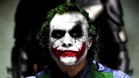 Heath Ledger as The Joker in the Dark Knight movie still HD wallpaper ...