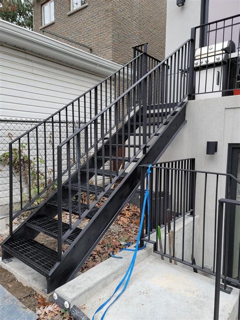 Outdoor Metal Stairs, Fabricators & Installers | Toronto exterior stairs