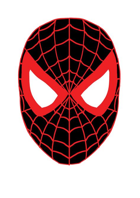 The Spider-Man Mask Into Spider-Verse | Spiderman, Spiderman face ...