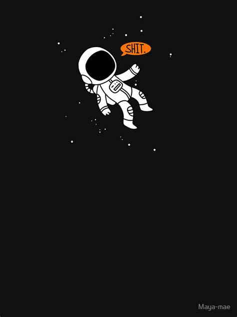 an astronaut floating in the air with a speech bubble above his head ...