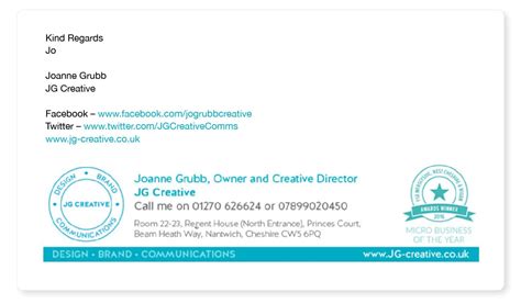 Email Signature Design Ideas - Volontariat