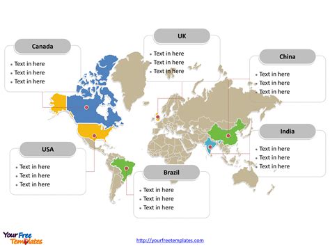 Free Powerpoint Map Templates - FREE PRINTABLE TEMPLATES