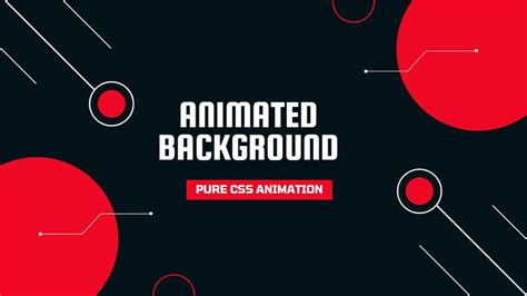 Animated Background with Pure CSS and Html No Javascript no Jquery ...