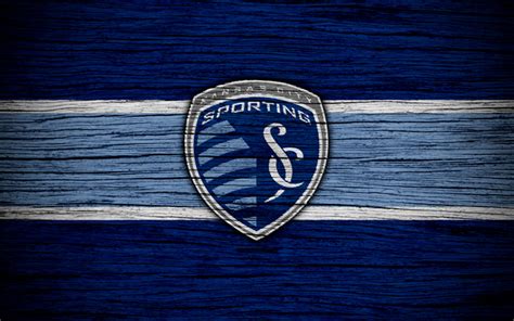 Download wallpapers Sporting Kansas City, 4k, MLS, wooden texture ...