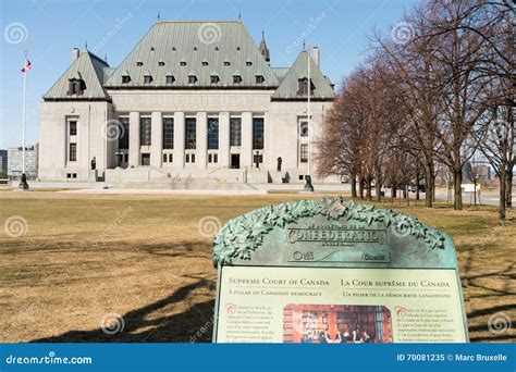 Supreme Court of Canada Building Editorial Image - Image of highest ...