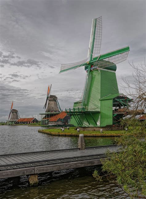 Windmills at Zaanse Schans, Netherlands | Zaanse Schans is a… | Flickr