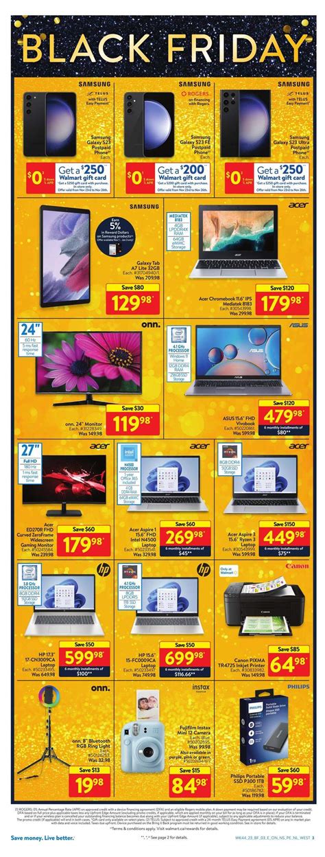 Walmart Black Friday Flyer November 23 to 29, 2023