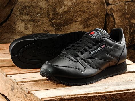 Reebok Classic Leather Shoes - 2267 Intense Black | Basketball Shoes ...