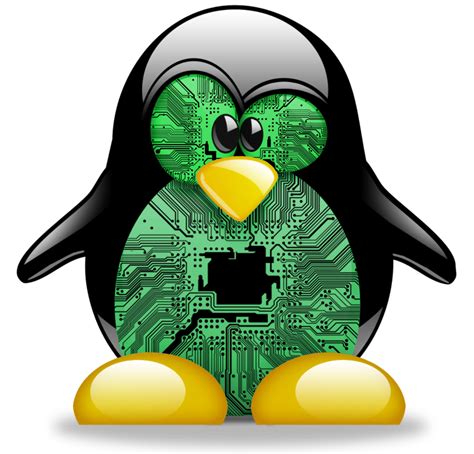 Download Tux Kernel Kali Opensuse Computer Board Circuit HQ PNG Image ...