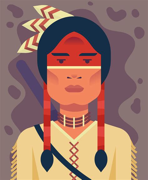 Indigenous People Illustration 242178 Vector Art at Vecteezy