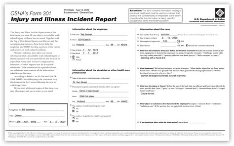 OSHA 300 Forms | Safety 101