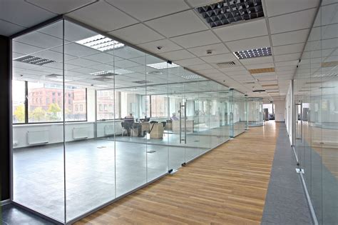 Another huge advantage of glass partitions for office spaces is their ...