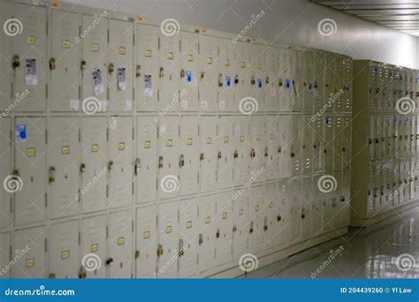 29 Jan 2006 the School Hallway with Lockers at Indoor Editorial Image ...