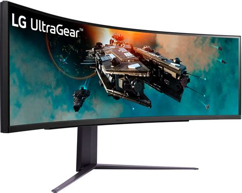 LG UltraGear 49" LED Curved Dual QHD FreeSync Monitor with HDR ...