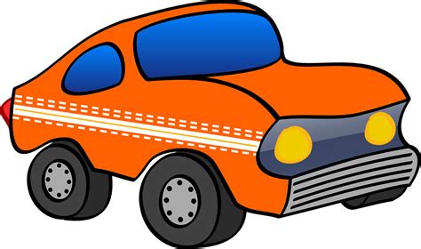 Kostenlose Vektorgrafik: Auto, Lustig, Orange, Fahrzeug - Kostenloses ...